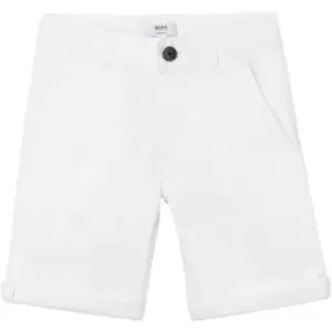 Boss Cotton twill bermudas - White