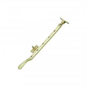 Wickes Victorian Style Window Casement Stay - Brass 254mm