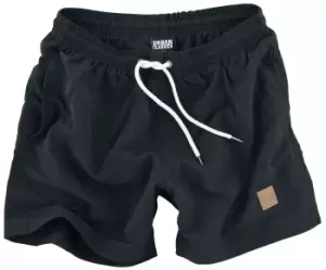 Urban Classics Block Swim Shorts Swim Shorts black