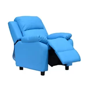 Homcom Kids Sofa Blue 710 x 63 mm