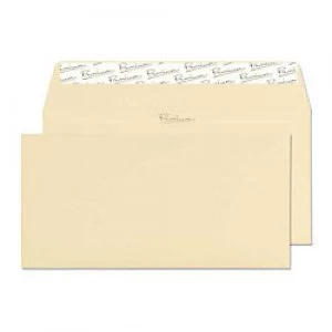 PREMIUM Vellum Laid Envelopes DL Peel & Seal 110 x 220 mm Plain 120 gsm Vellum Laid Pack of 50