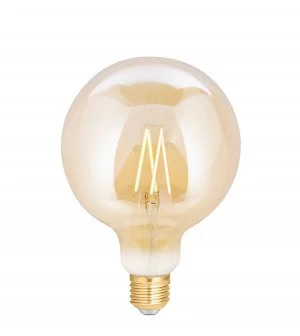 4Lite WiZ Connected SMART LED WiFi Filament Bulb GLOBE Clear Amber - 4L1-8018