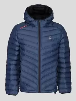 Luke Worldy Padded Jacket - Navy, Size 2XL, Men