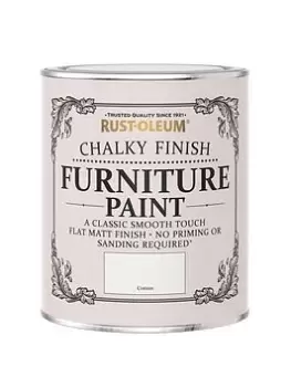 Rust-Oleum Chalky Furniture Paint Cotton 750Ml