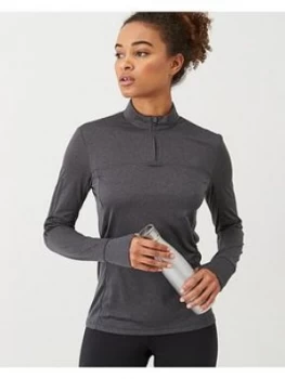 adidas Own The Run 1/2 Zip - Black, Size 2Xs, Women