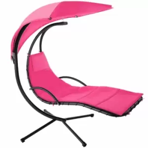 Tectake Maja Hanging Lounger Pink