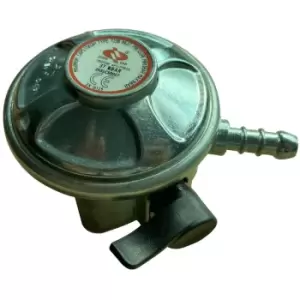 Teamson Home - es Propane Gas Regulator and Hose for Gas Fire Pits, Standard Clip On Type with On/Off Switch