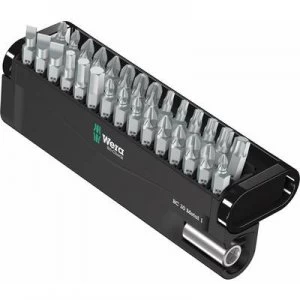 Wera Bit-Check 30 Metal 1 05057434001 Bit set 30 Piece Slot, Pozidriv, Phillips, TORX socket, Allen