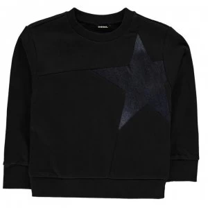 Diesel Star Sweater - Black