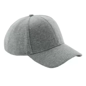 Beechfield Unisex Jersey Athleisure Baseball Cap (One Size) (Heather Grey)