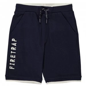 Firetrap Pique Shorts Junior Boys - Navy