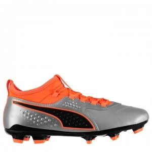 Puma ONE 3 FG Football Boots - Orange/Black