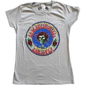 Grateful Dead - Bertha Circle Vintage Wash Womens Small T-Shirt - Grey