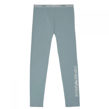 Emporio Armani Knitted Leggings Blue Size L Women