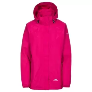 Trespass Womens/Ladies Nasu II Waterproof Shell Jacket (XS) (Cerise)