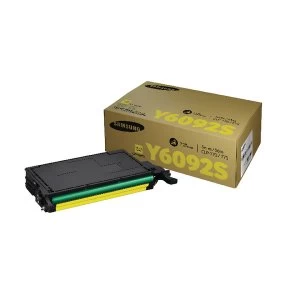 Samsung CLT Y6092S Yellow Standard Yield Toner Cartridge SU559A