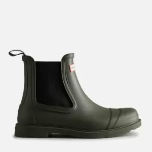 Hunter Mens Commando Chelsea Boots - Dark Olive - UK 10