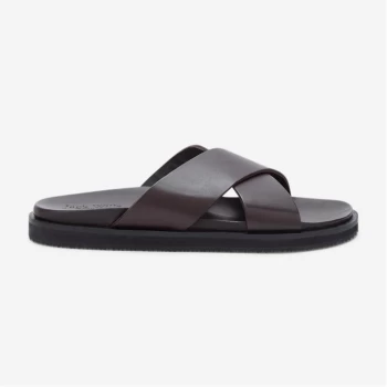 Jack Wills Cross Over Sliders - Brown