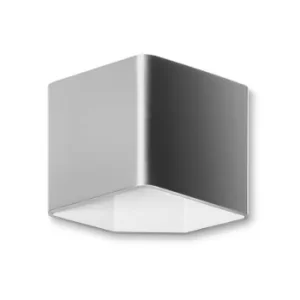 Jet LED 1 Light Indoor Wall Light Brushed Aluminium