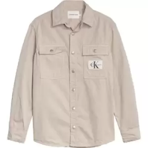 Calvin Klein Jeans Relaxed Utility Shirt - Beige