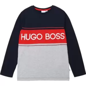 Boss Boys Blue T-Shirt - Blue