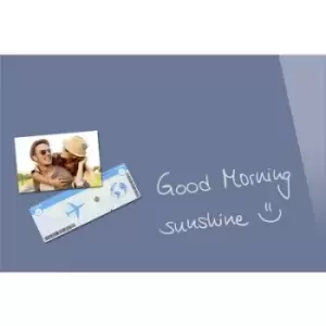 BE! Board Glass board (magnetic) B1207 (W x H) 60cm x 40cm Blue B1207