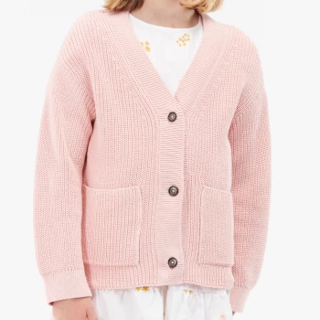 Barbour Girls Sophie Cardigan - Petal Pink - 14-15 Years