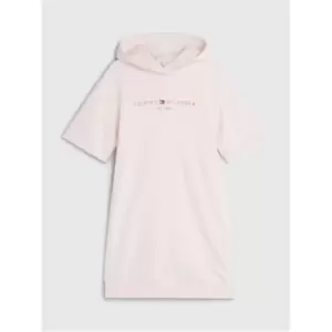 Tommy Hilfiger Essential Hoodie Dress S/S - Pink