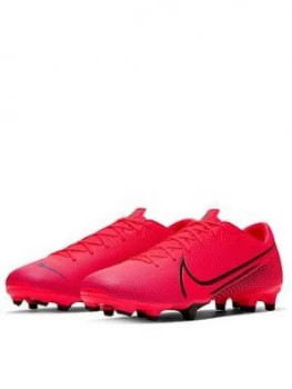 Nike Mercurial Vapor 13 Academy Firm Ground Football Boots - Red/Black, Size 10, Men