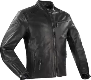 Segura Zarek Motorcycle Leather Jacket, black, Size L, black, Size L