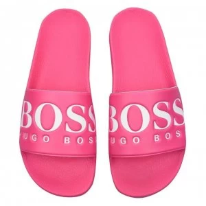 Hugo Boss Logo Pool Slides Red/White Size 10 Men