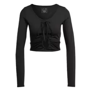 adidas Training Dance Long-Sleeve Top Womens - Black