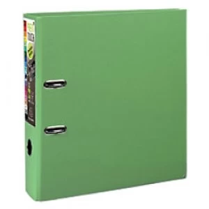 Exacompta PremTouch Lever Arch File Green A4+ 2 Ring Polypropylene 80 mm Spine