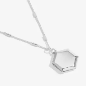 Lockets Choose To Shine Hexagon Silver 46cm + 5cm Necklace 6383