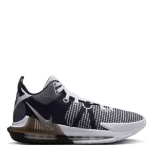 Nike LeBron Witness 7 Basketball Shoes - Silver