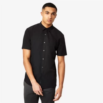 Firetrap Fashion Short Sleeve Shirt - Black