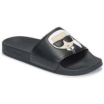 Karl Lagerfeld KONDO II IKONIC SLIDE womens in Black,4,5,6,2,3,4,5,6