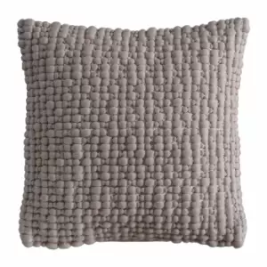 Crossland Grove Textured Bobble Cushion Natural 450x450mm