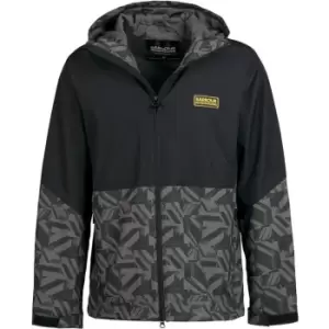 Barbour International Electric Print Paxton Jacket - Black