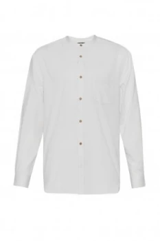 Mens French Connection Oxford Corduroy Formal White