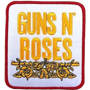 Guns N' Roses - Stacked White Standard Patch