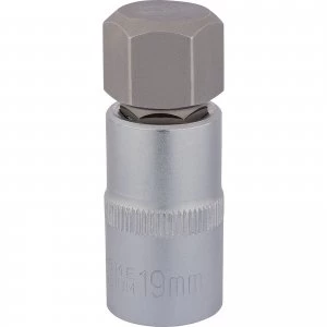 Draper Expert 1/2" Drive Hexagon Socket Bit Metric 1/2" 19mm