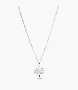 Fossil Women Tree Of Life Sterling Silver Pendant Necklace