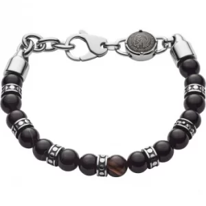 Mens Diesel Beads Bracelet