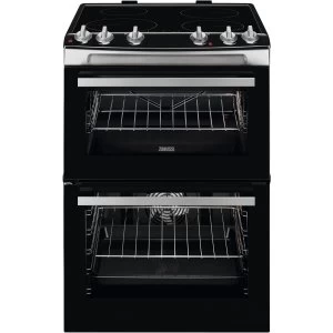 Zanussi ZCI66050XA Double Oven Induction Hob Electric Cooker