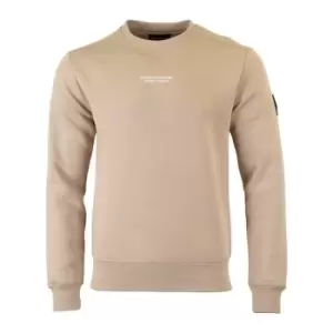 Marshall Artist Marshall Artist Crew Neck Sweat - Beige