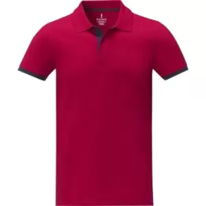 Elevate Mens Morgan Short-Sleeved Polo Shirt (M) (Red)