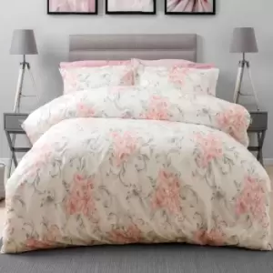 Belledorm Amour Duvet Cover Set (Superking) (Blush)