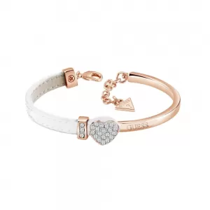 Guess Rose Colour & Leather Swarovski Bracelet