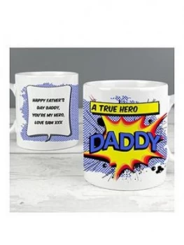 Personalised Daddy Comic Book Mug